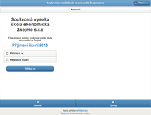 Tablet Screenshot of moodle.svse.cz